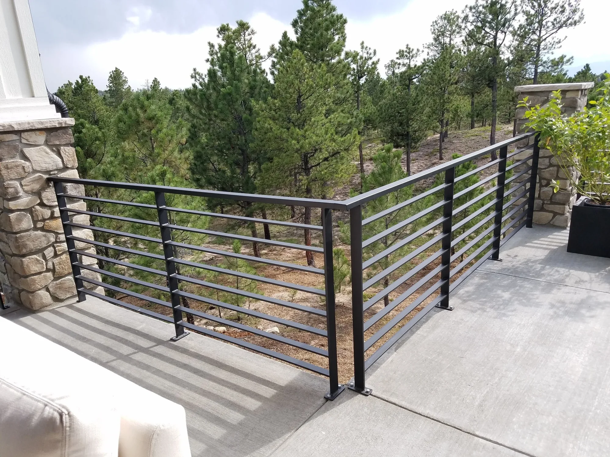 Custom Exterior Deck — Railing