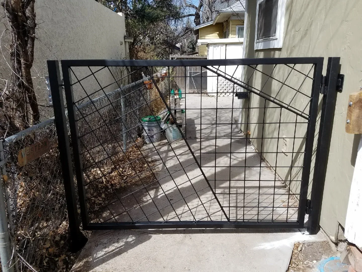 Custom Metal Mesh Double — Gate