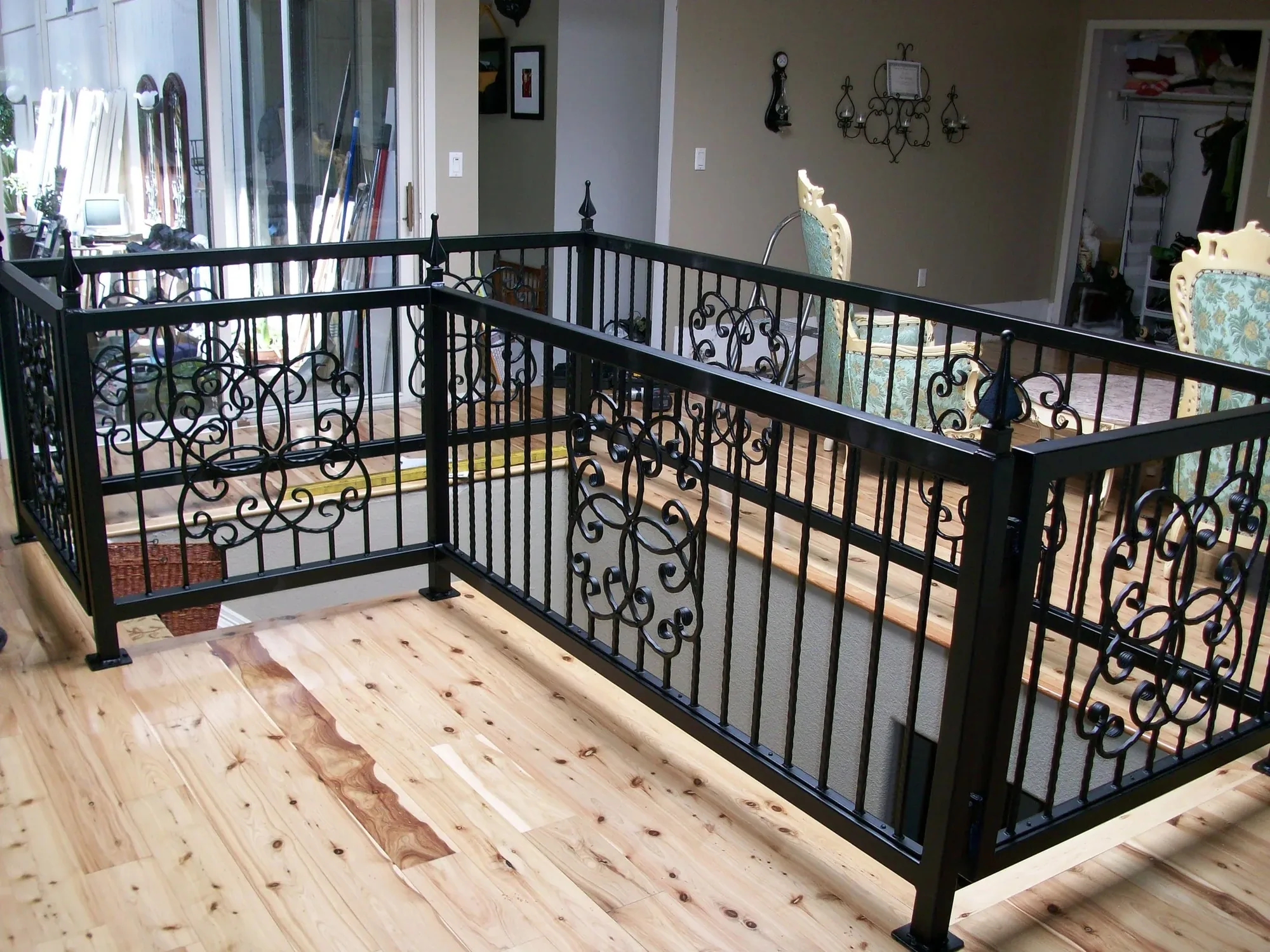 Custom Ornate Scrollwork Balcony — Railing