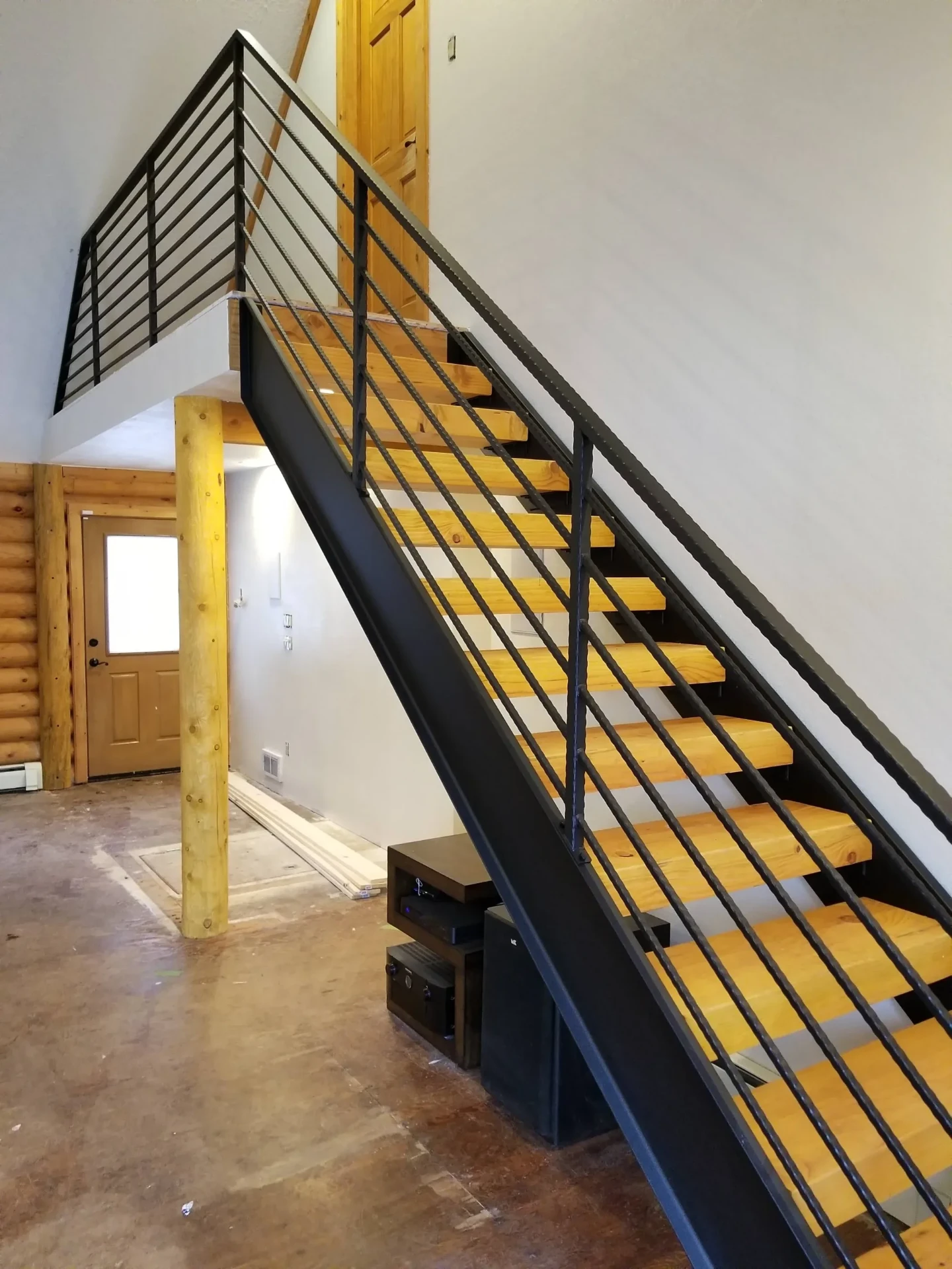 Custom Modern Open Tread — Staircase