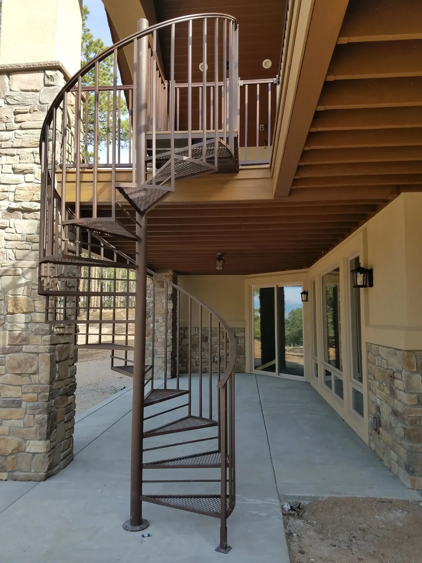 Custom Exterior Spiral — Staircase