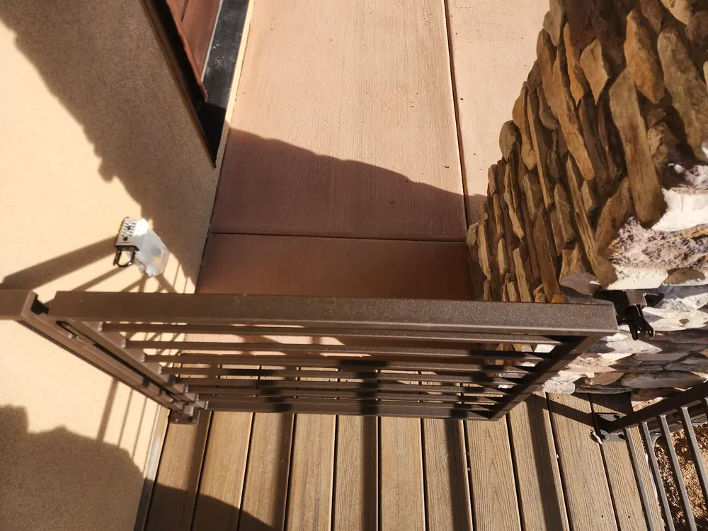 Exterior Balcony Iron Porch Gate