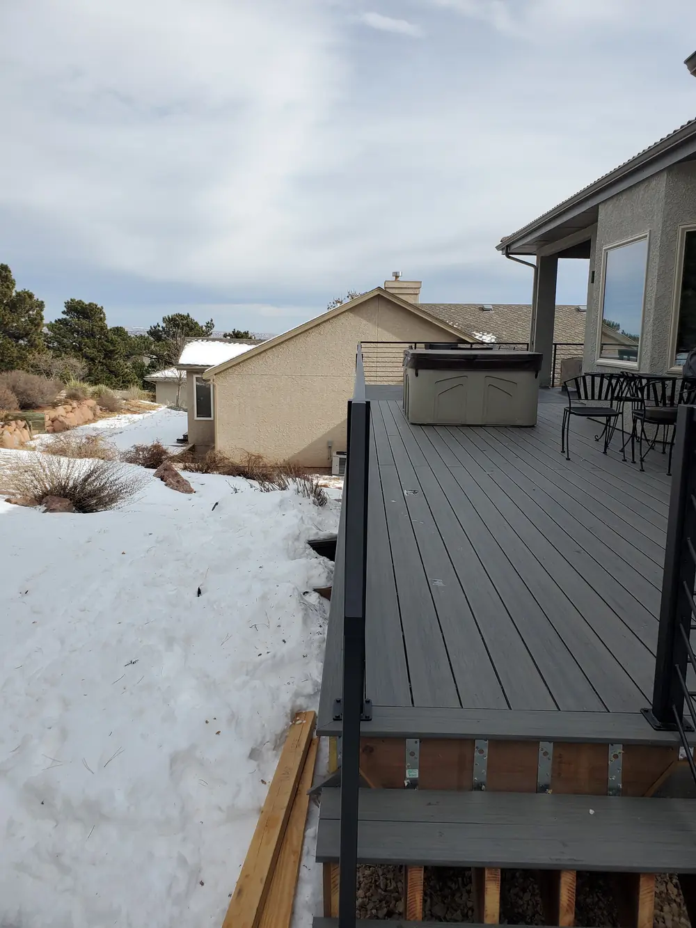 Exterior Iron Railing On Balcony