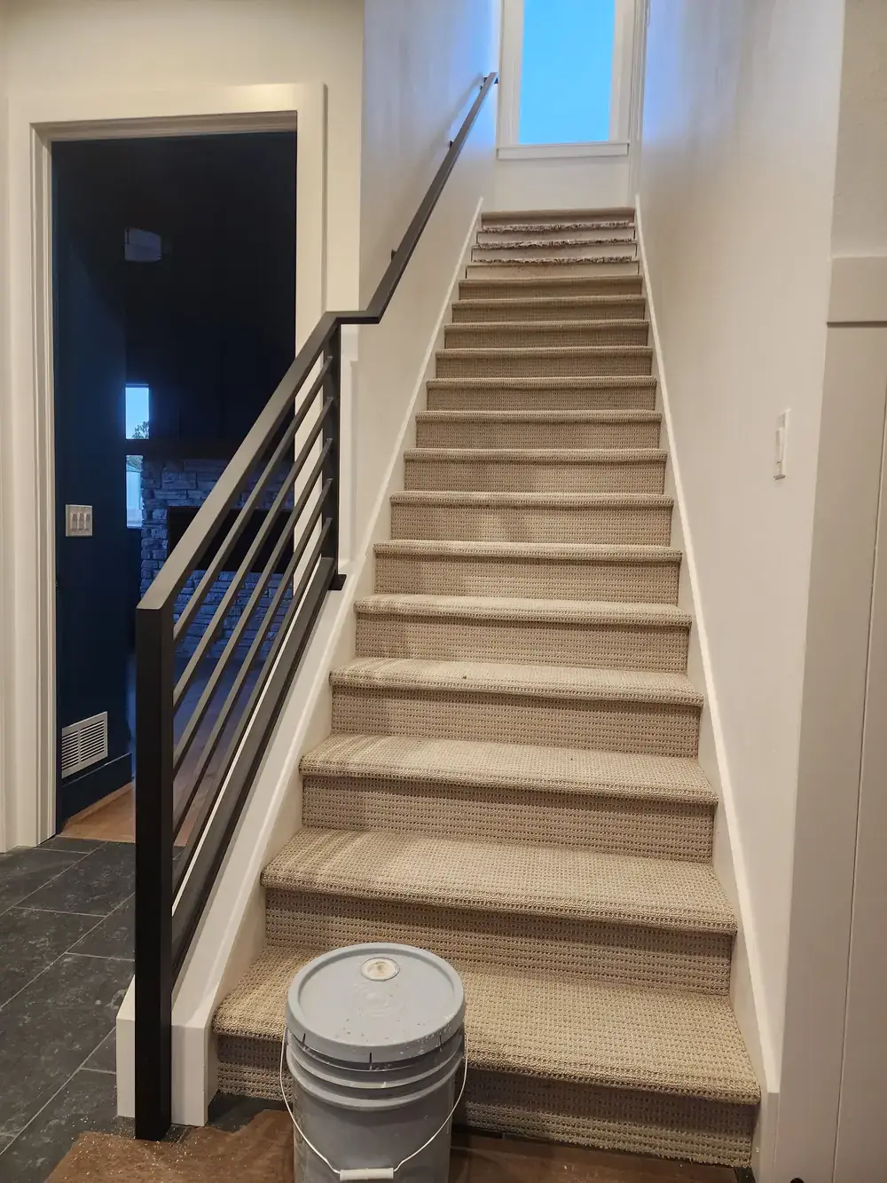 Interior Stair Cable Railing Side View
