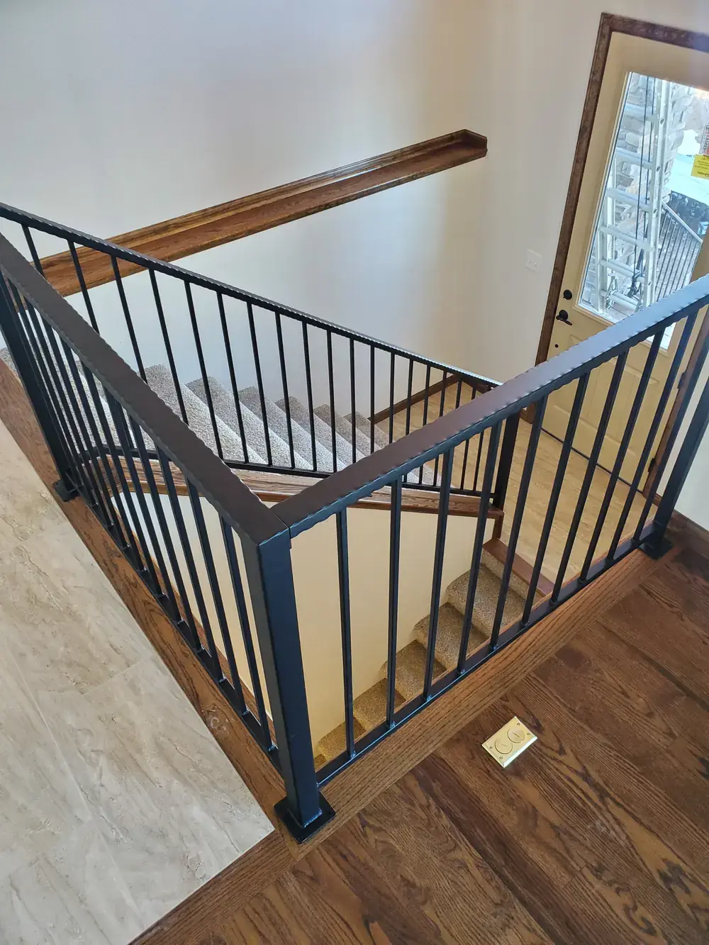 Iron Railing Closeup Detail