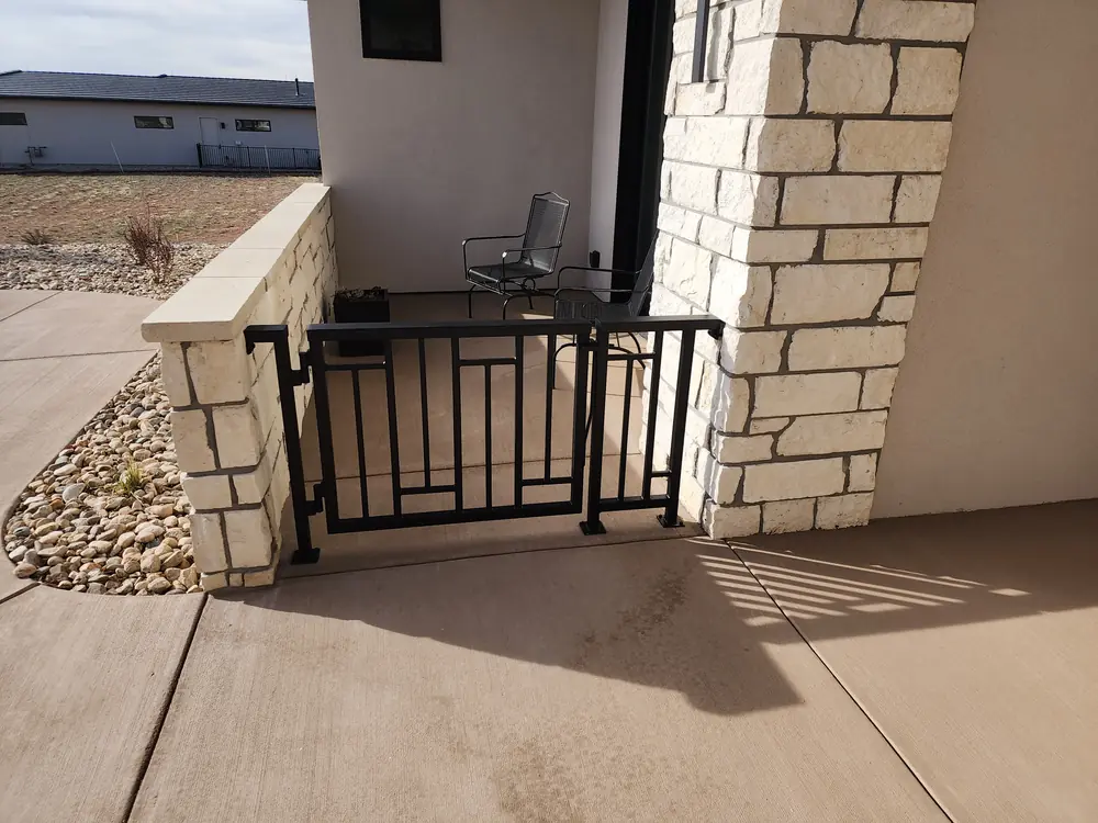 Modern Outdoor Iron Gate