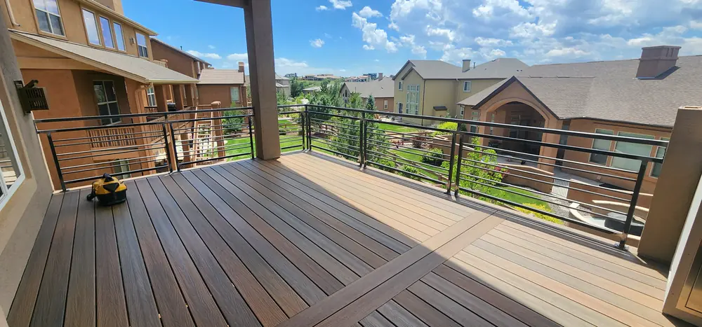 Outdoor Deck Cable Railing Walkway